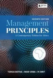 Management principles - A contemporary edition for Africa
